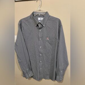 Southern Tide Ohio State Buckeyes Gingham Button Down Size Large